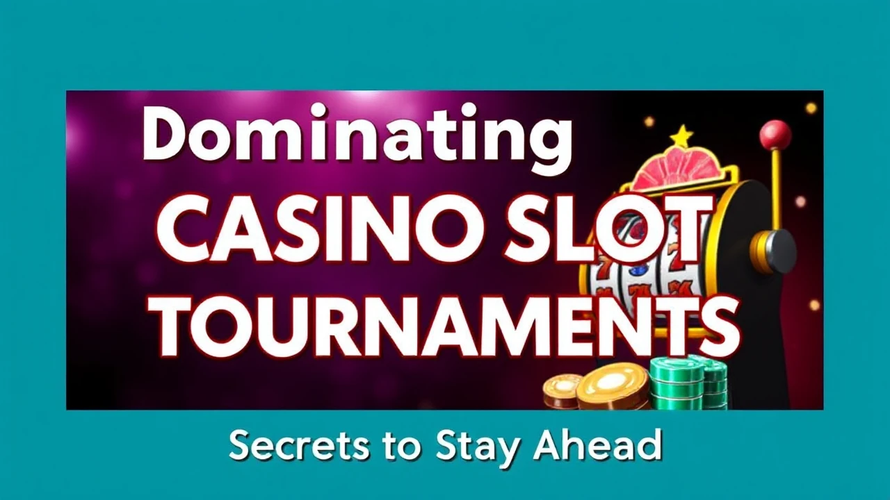 Dominating Casino Slot Tournaments: Secrets to Stay Ahead